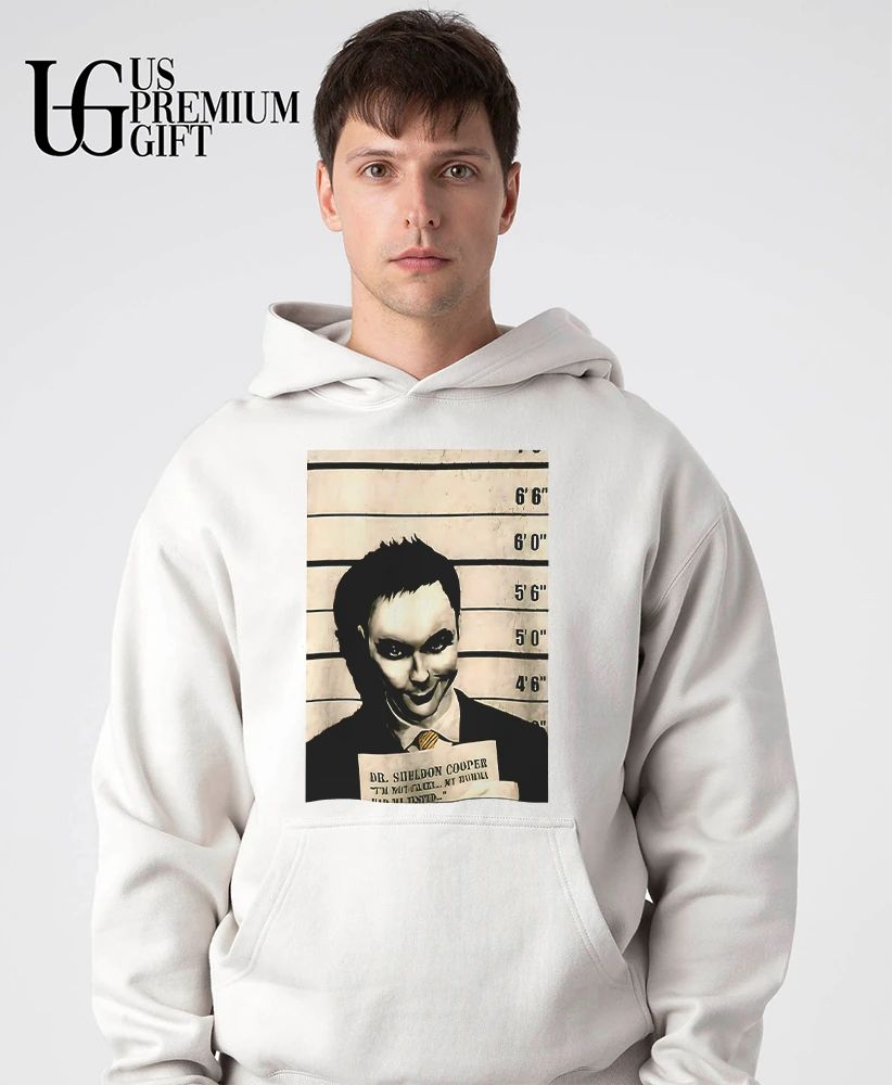 Sheldon Cooper Joker Mugshot shirt