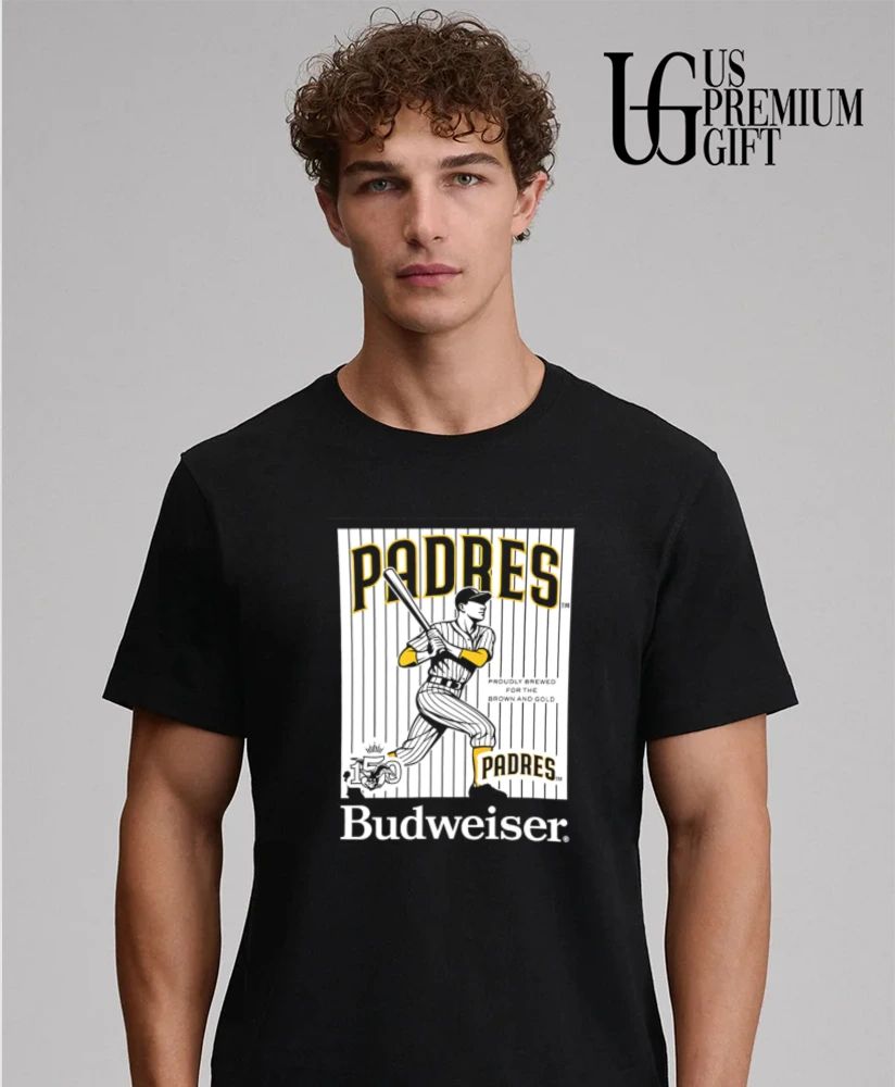 San Diego Padres baseball 150 Years Budweiser shirt