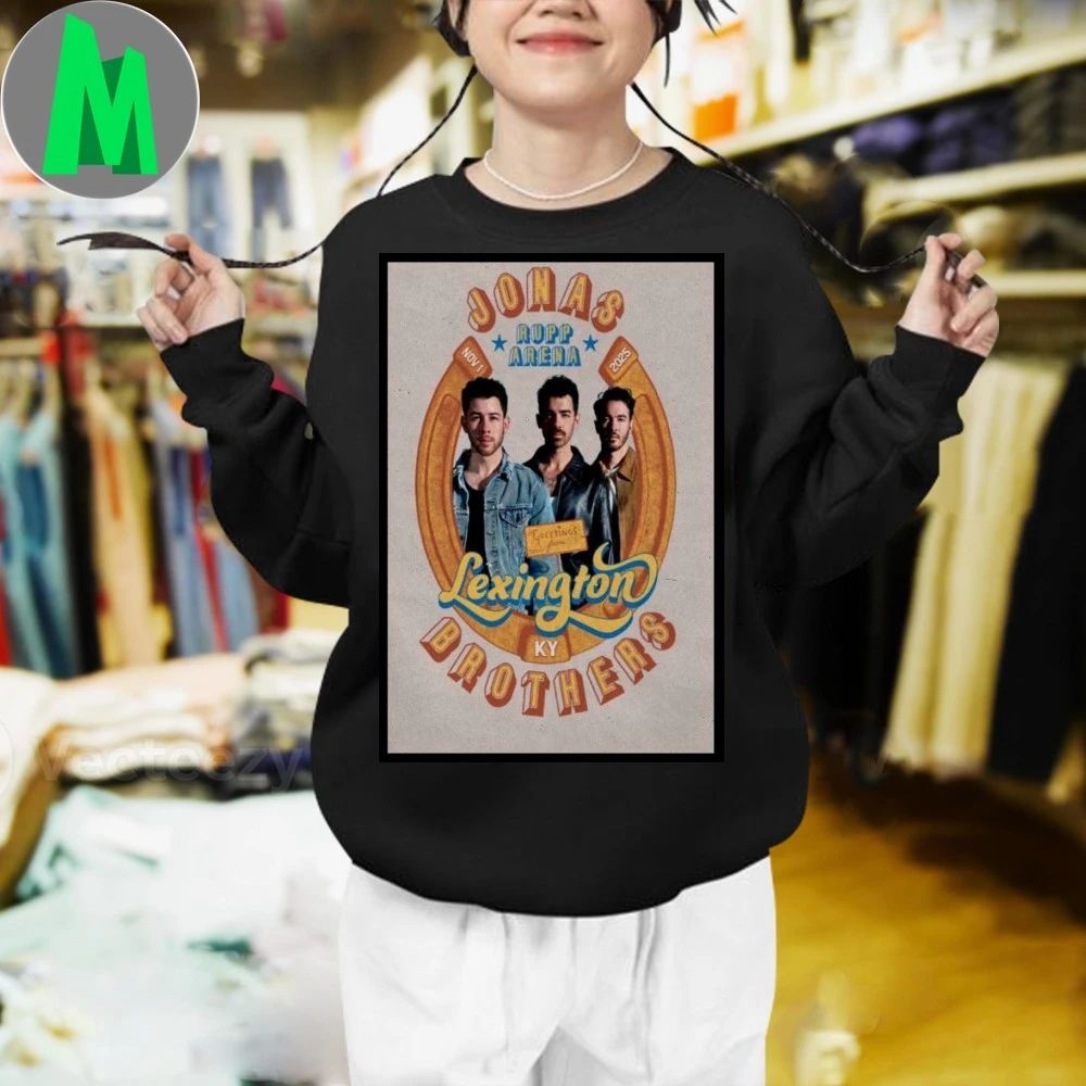 Jonas Brothers Rupp Arena, Lexington, KY 2025 Poster Shirt
