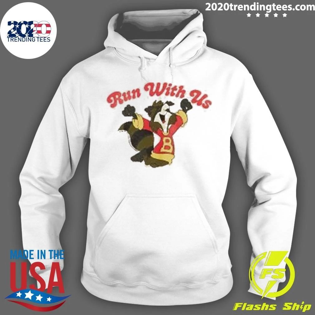The Raccoons Bert Run With Us Natural Shirt