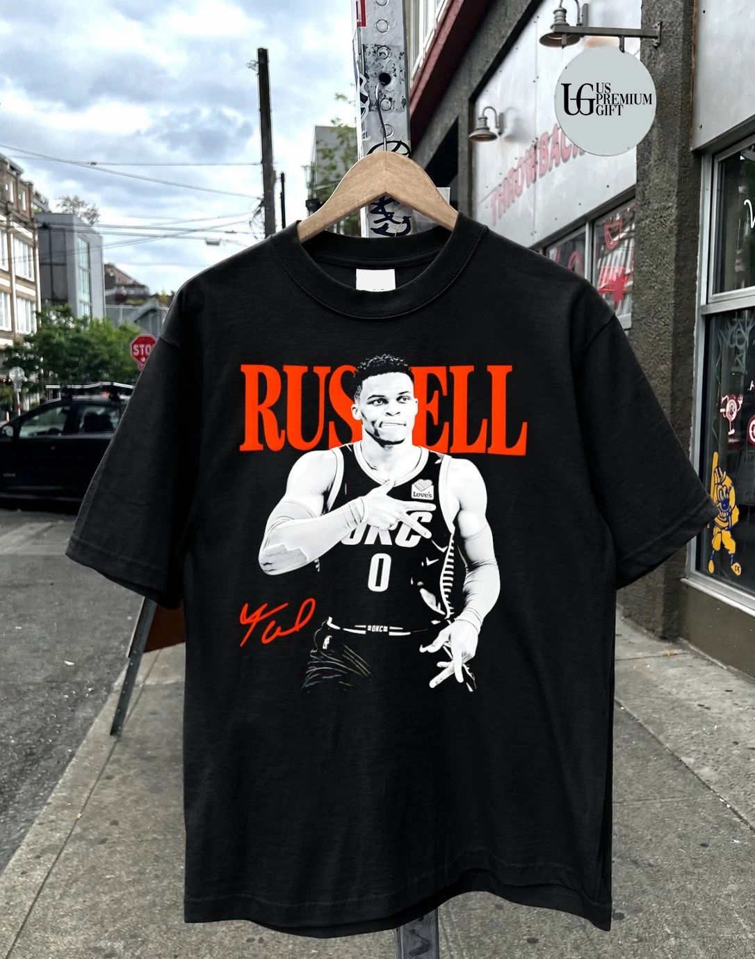 Russell Westbrook Oklahoma City Thunder basketball signature shirt