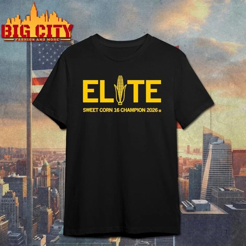 Elite Sweet Corn 16 Champion 2026 College Basketball Shirt