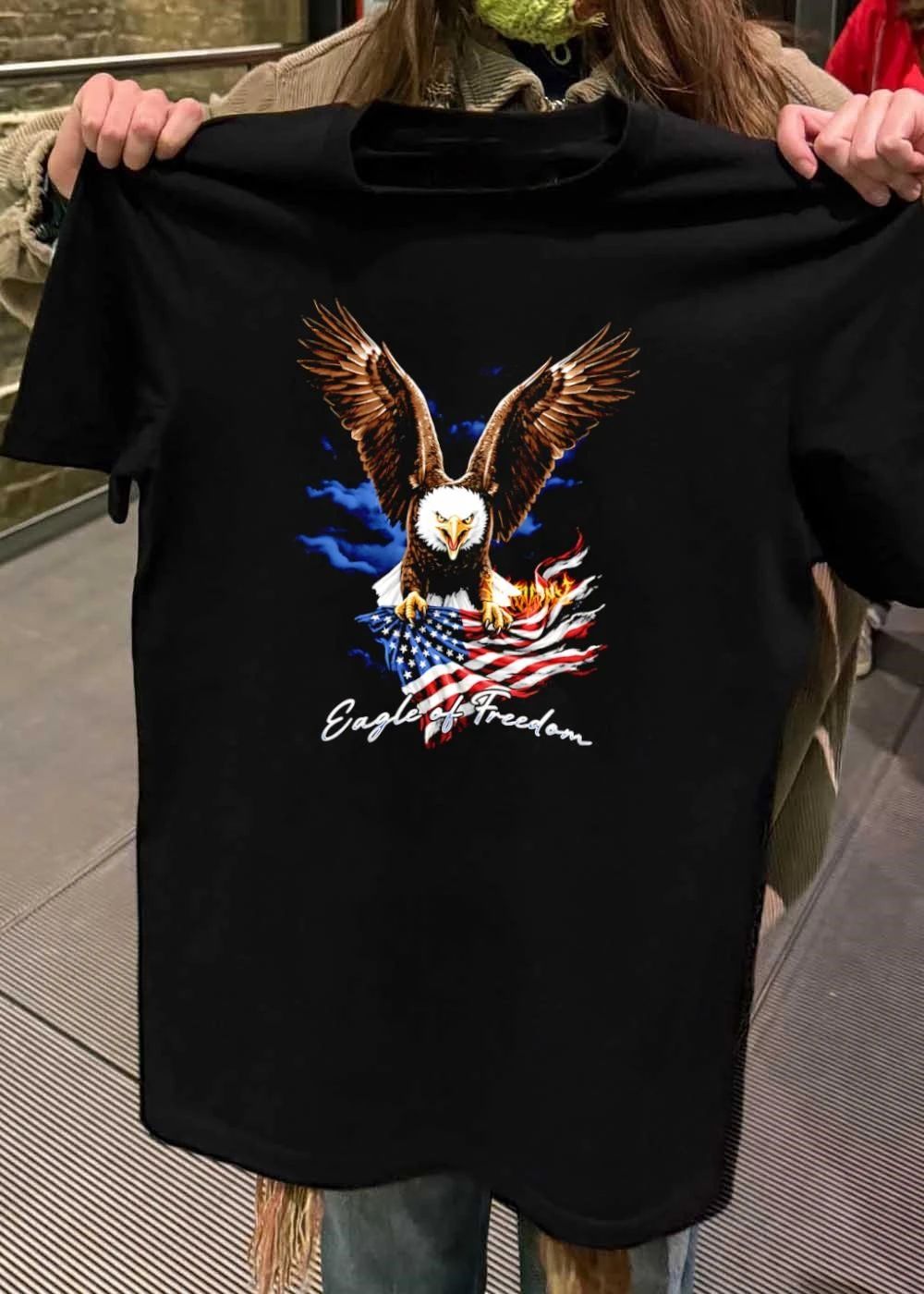 Eagle of Freedom American flag eagle shirt