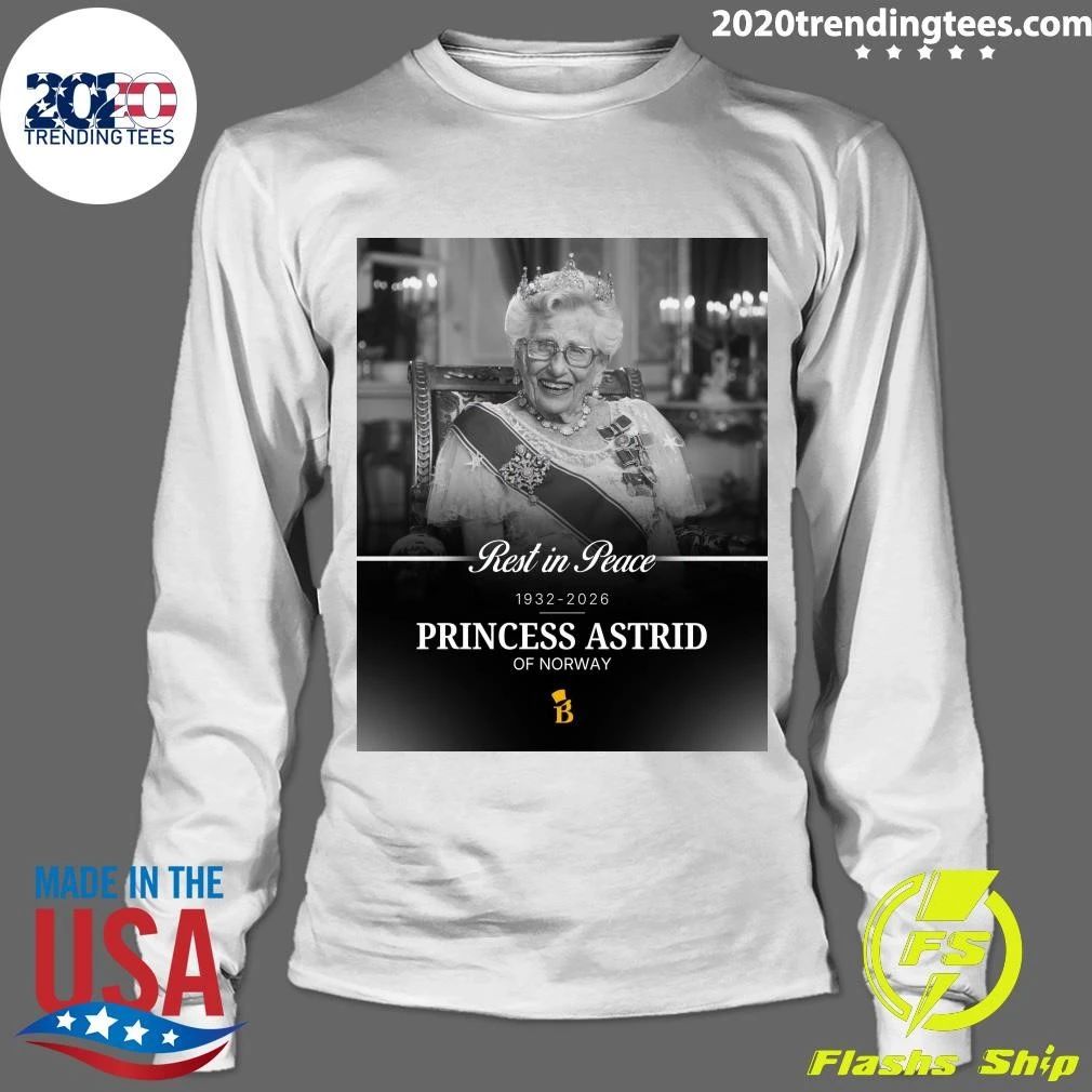 Rest In Peace 1932-2026 Princess Astrid Of Norway Shirt