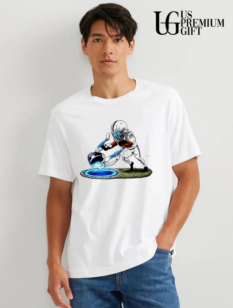 Jonathan Taylor Indianapolis Colts 28 caricature shirt