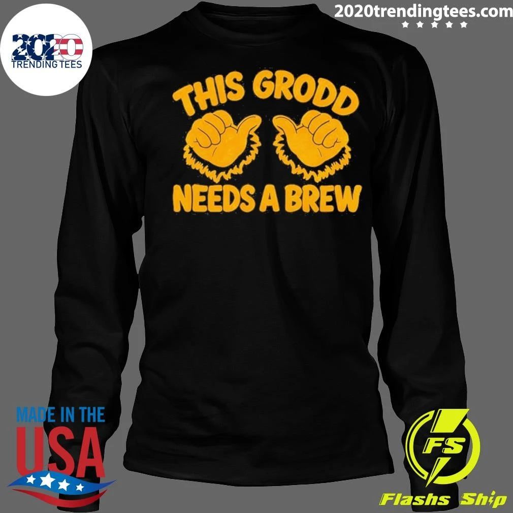 Gorilla Grodd This Grodd Needs A Brew Shirt
