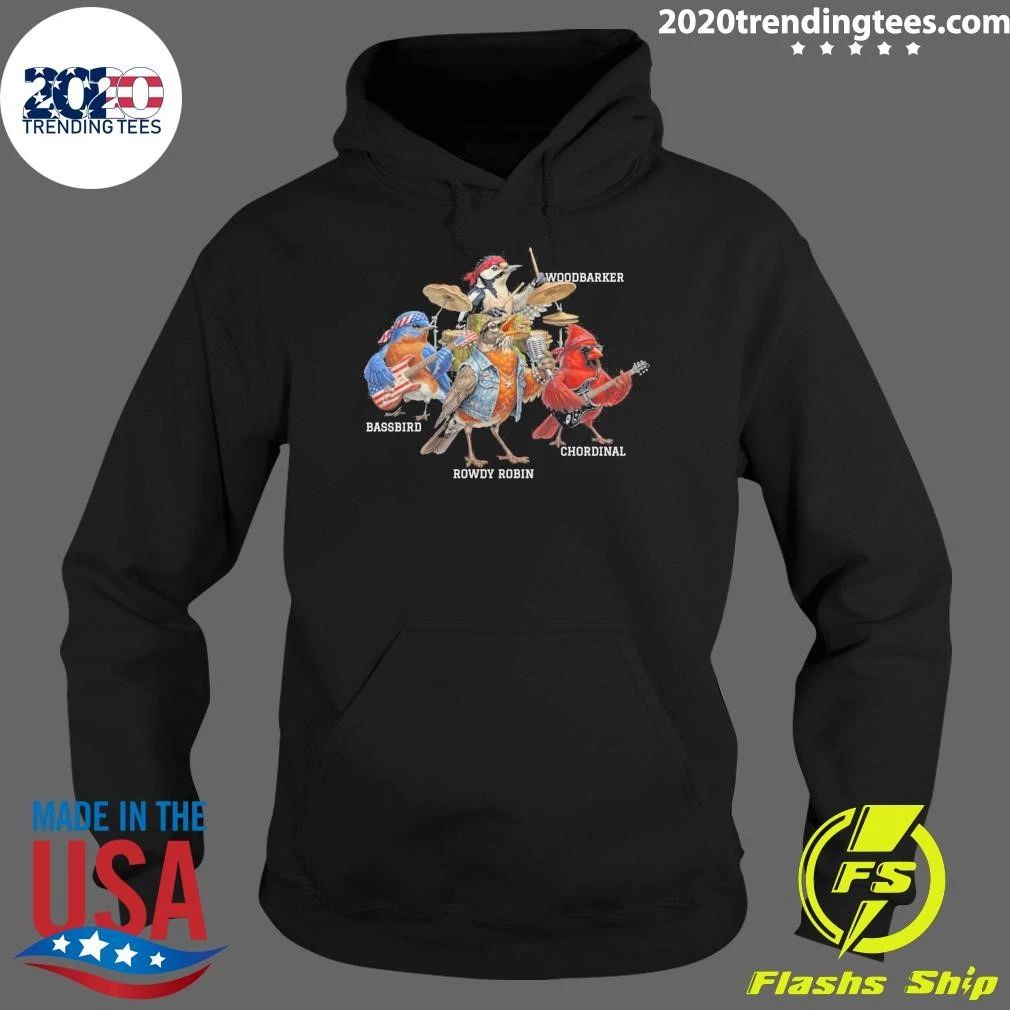 The Backyard Birds World Bluebird, Robin, Cardinal, Woodpecker Tour Shirt