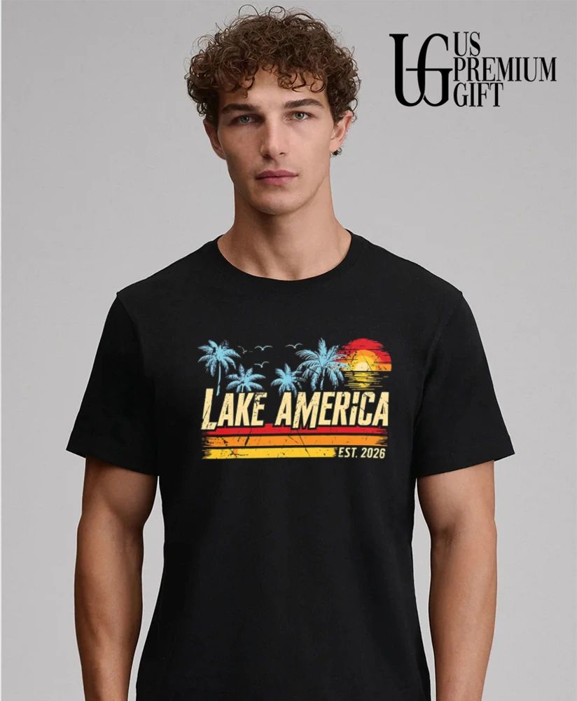 Lake America Est 2026 Tropical Vacation shirt
