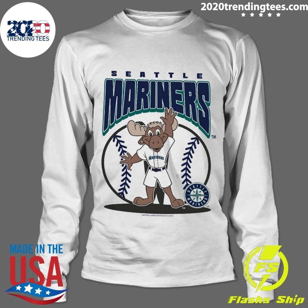 Seattle Mariners Mitchell & Ness Youth Mascot Mania Shirt