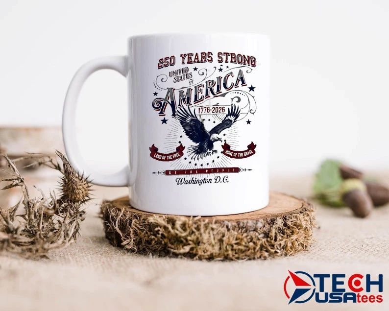 250 Years Strong United States America 1776-2026 Land of the Free Home of the Brave shirt