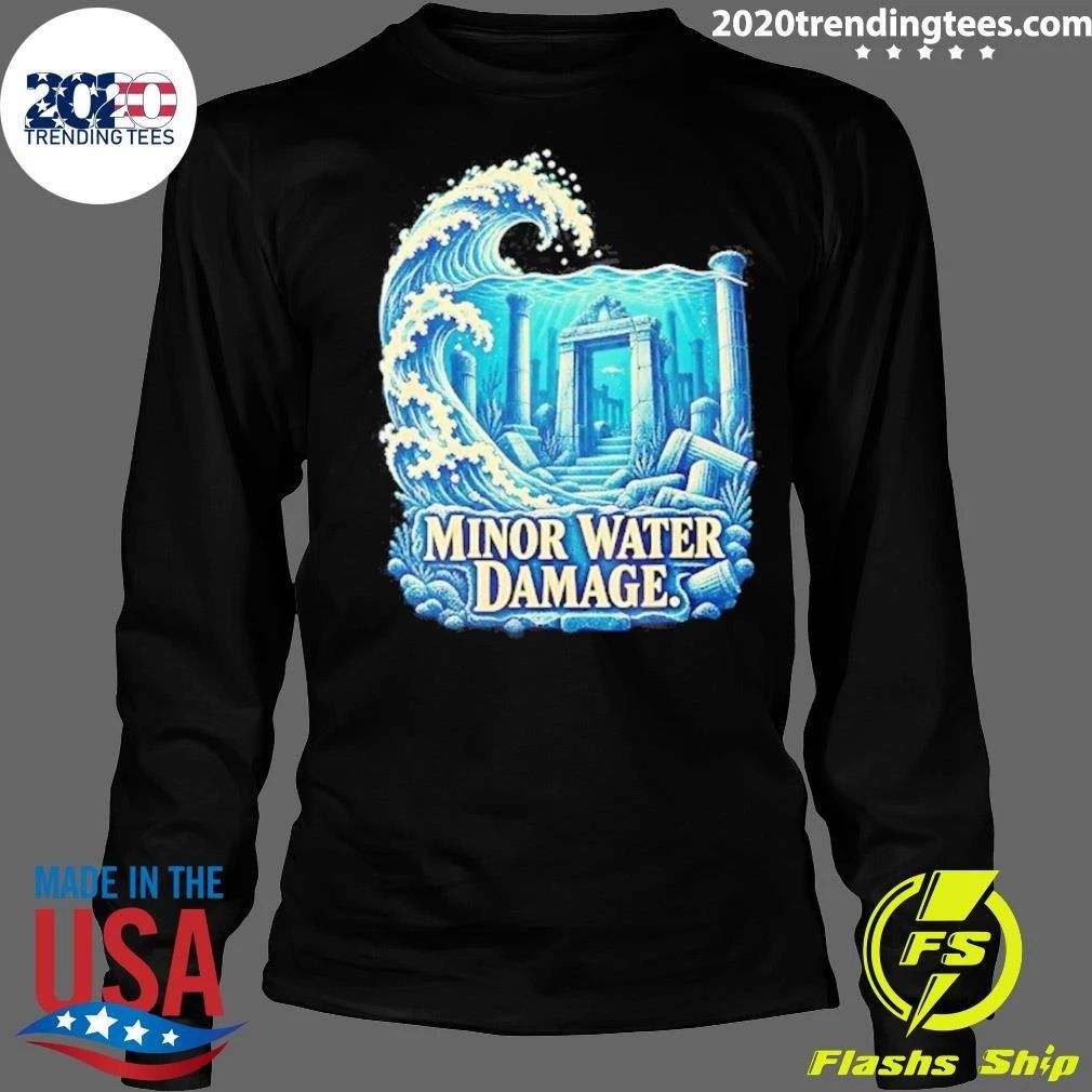 Minor Water Damage Underwater Ruins Ancient Architecture Shirt
