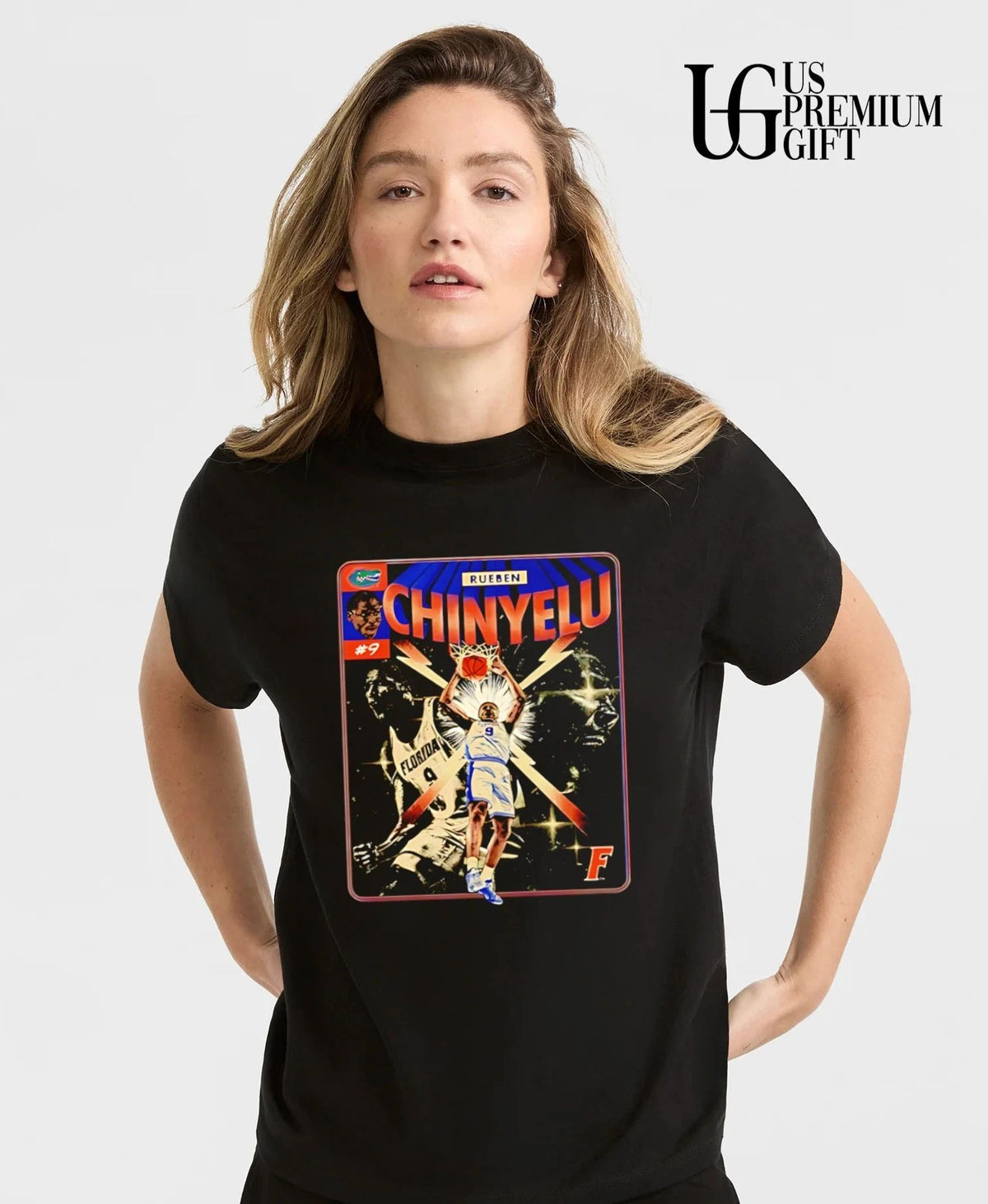 Rueben Chinyelu Florida Gators NCAA Basketball graphic shirt