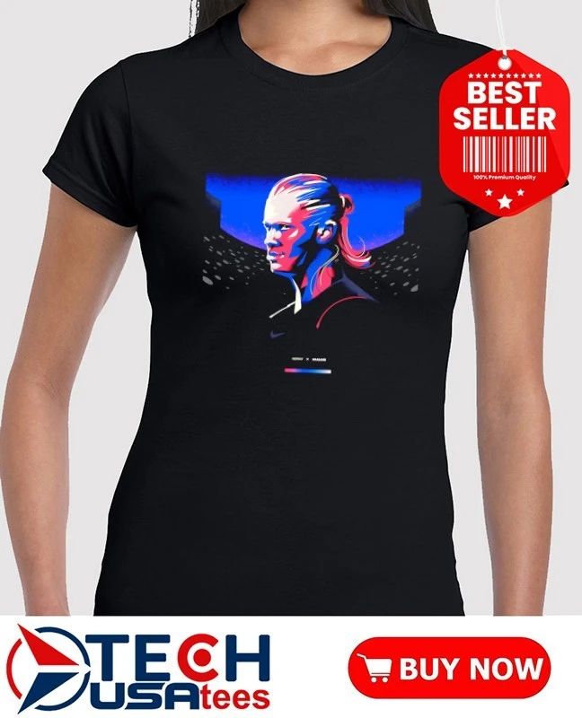 Erling Haaland Norway National Football Team World Cup 2026 portrait shirt