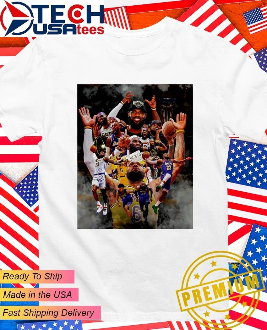 James Lebron Los Angeles Career Milestones shirt