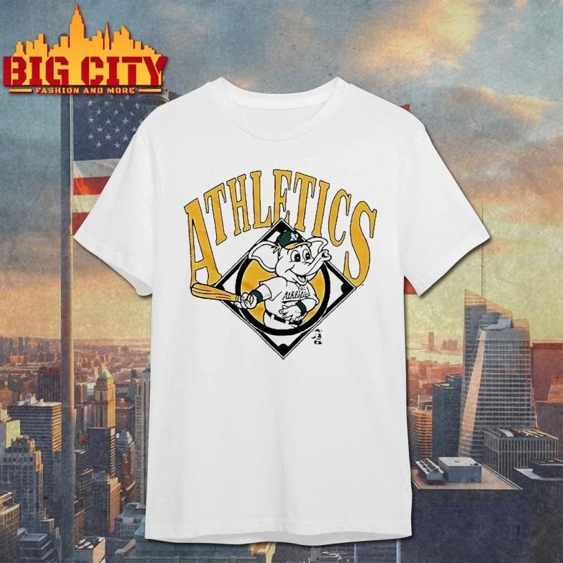 Oakland Athletics Stomper Mascot By Homage Baseball Shirt
