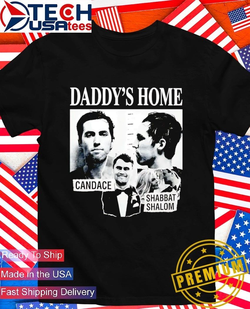 Daddy’s Home Candace Shabbat Shalom mugshot shirt