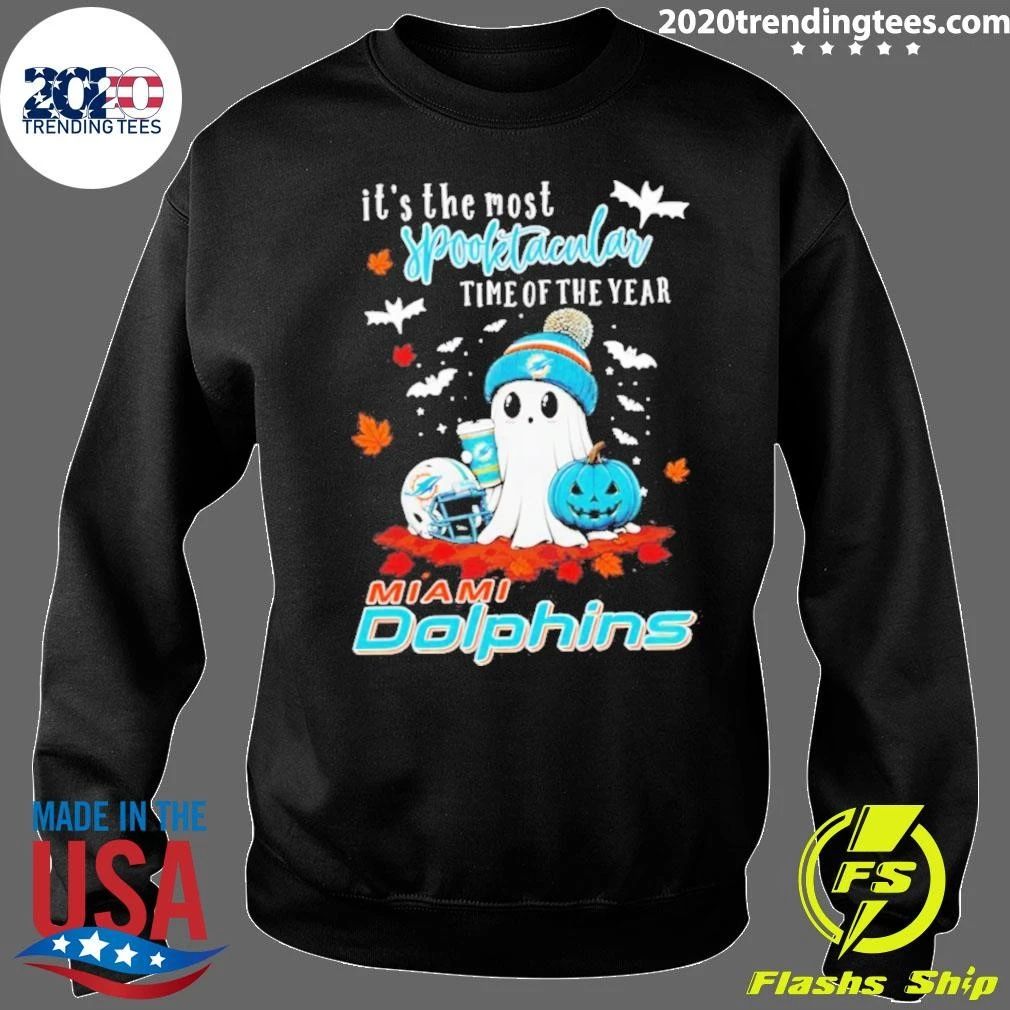 Ghost Halloween 2026 Miami Dolphins It’s The Most Spooktacular Time Of The Year Shirt