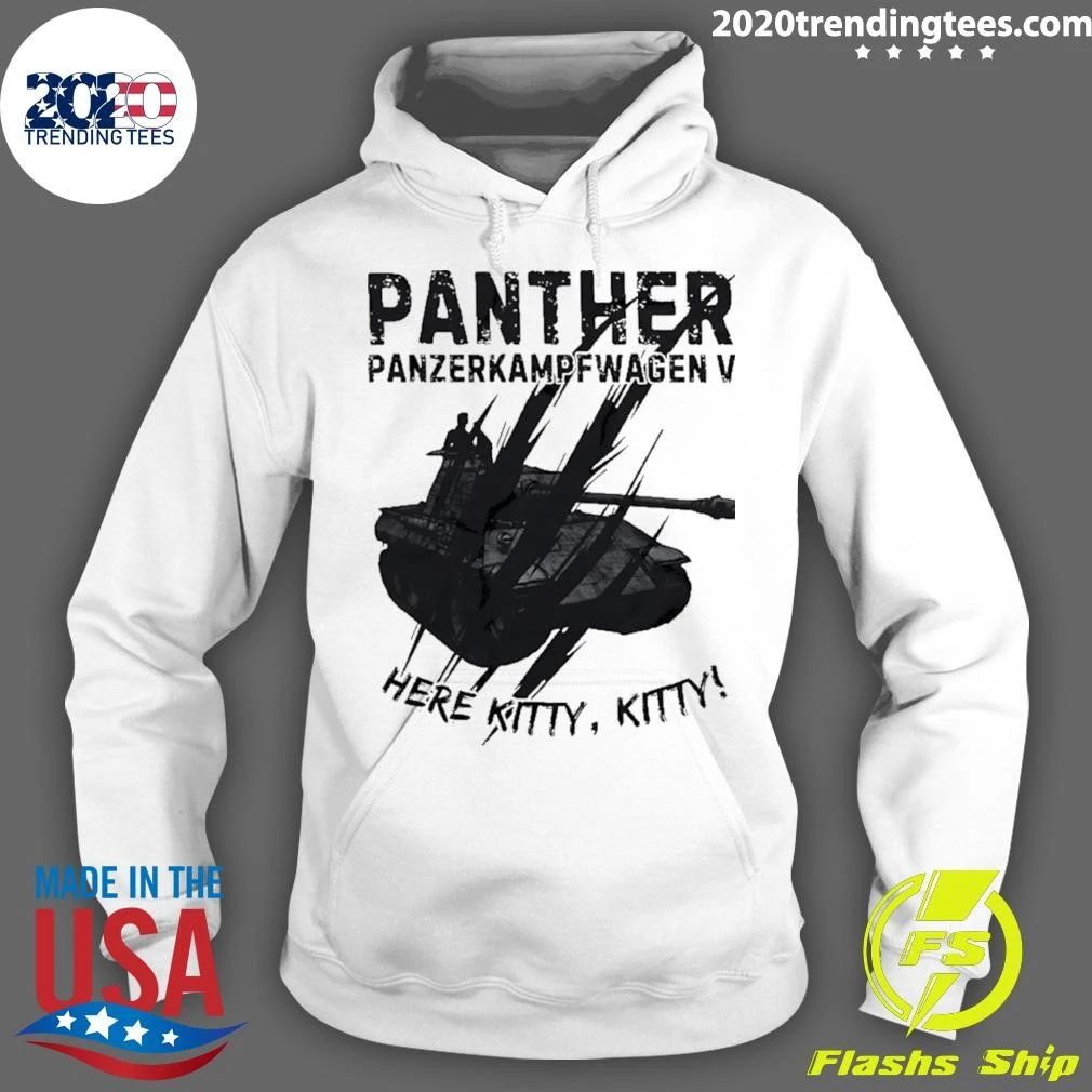 Panther Tank Here Kitty Kitty Panzerkampfwagen V Shirt