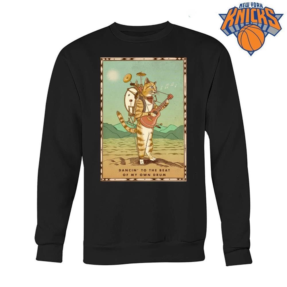 Vintage One Man Band Cat Dancin To The Beat shirt