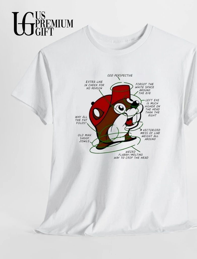 Buc-Ee’s Odd Perspective Vectorized Mess Critique shirt