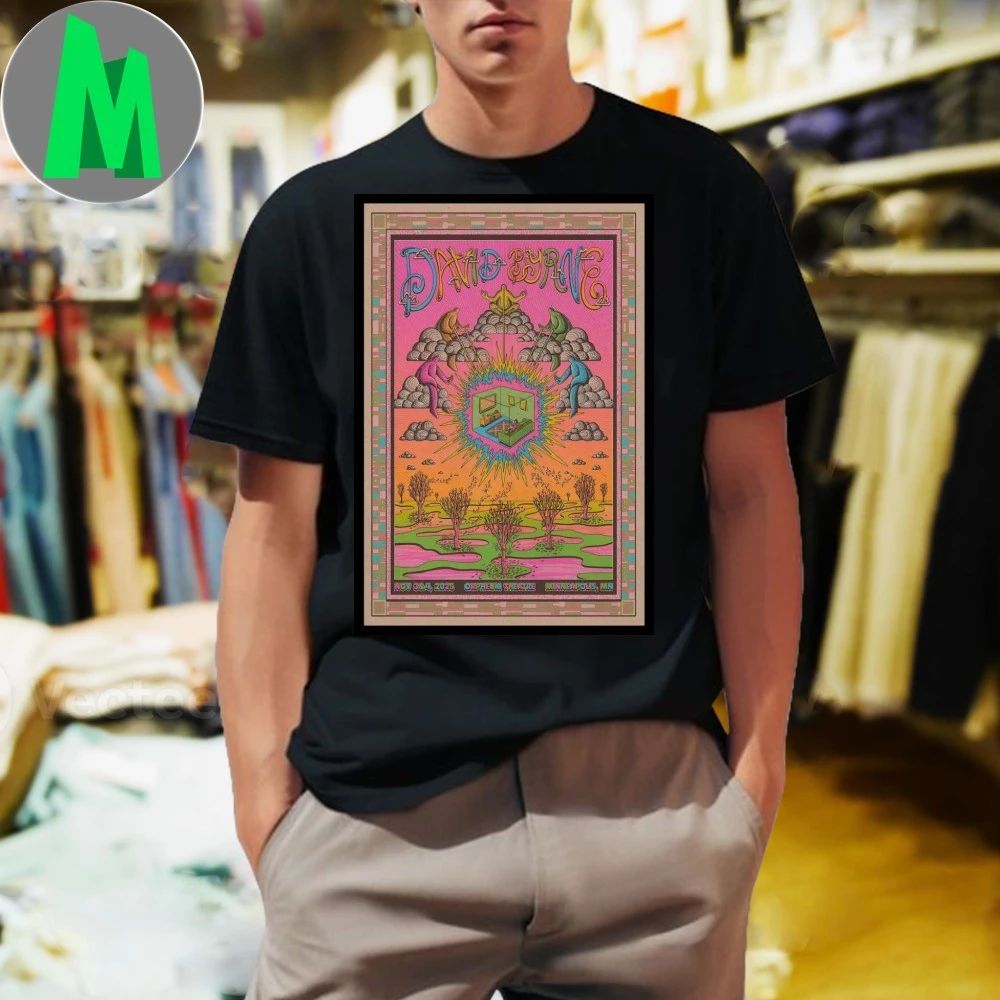 David Byrne Orpheum Theatre Minneapolis, MN Poster Shirt