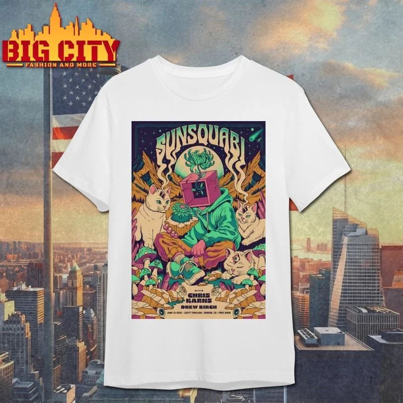 Sunsquabi Denver CO On June 13 2026 Poster T-shirt