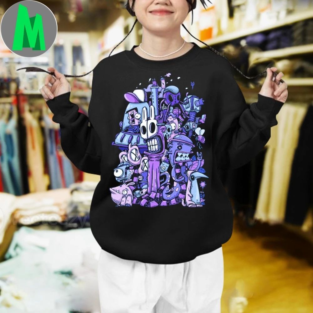 Purple Chaos Surrealist Creative Chaos Shirt