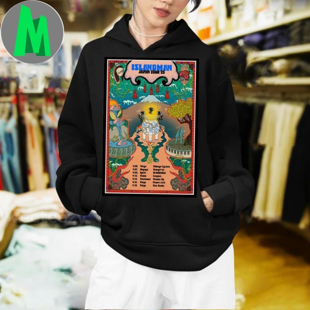 Islandman Japan Tour Poster 2025 Shirt