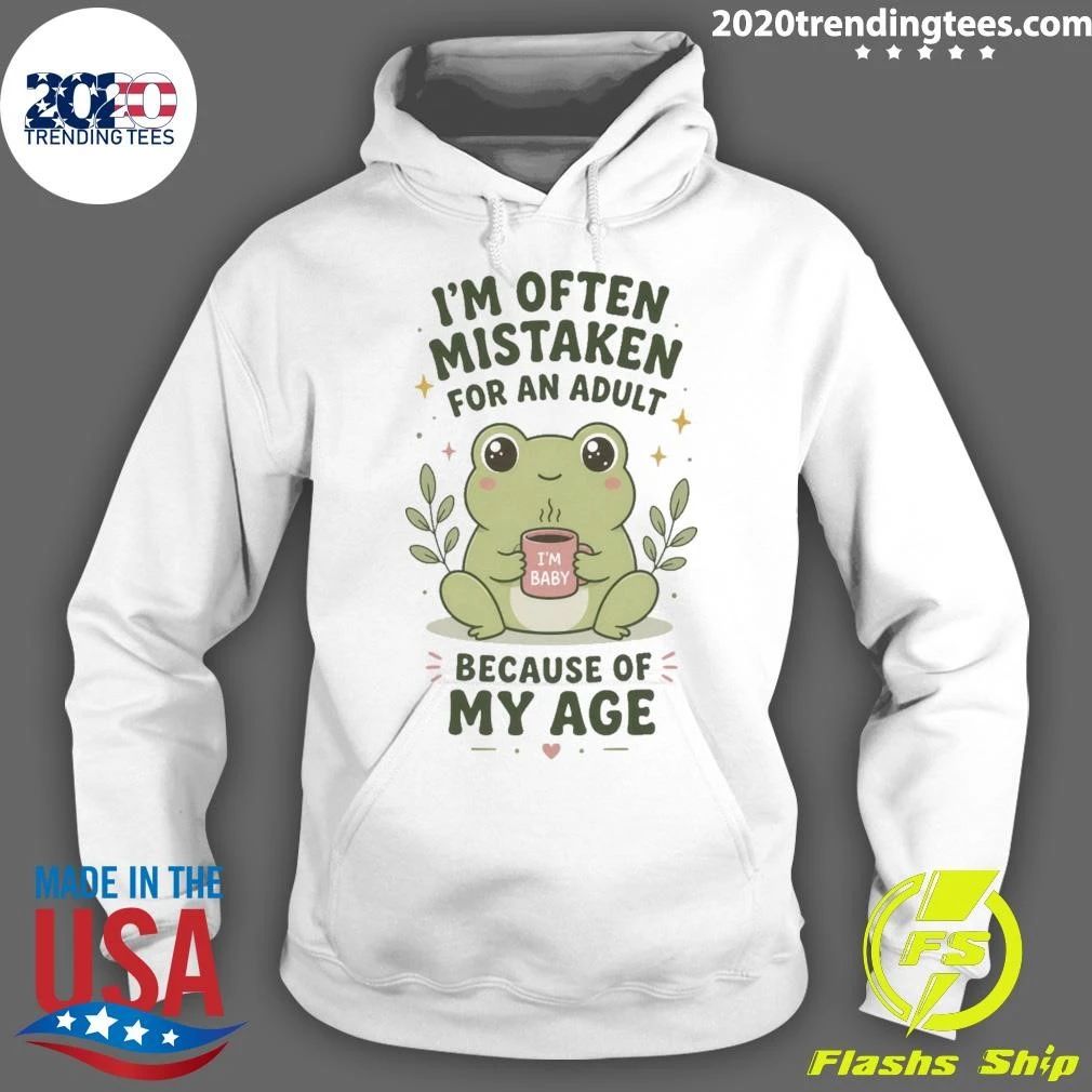 Baby Frog I’m Often Mistaken For An Adult Because Of My Age Shirt