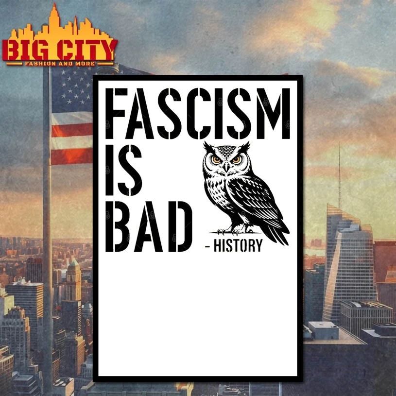 Owl fascism is bad history T-shirt