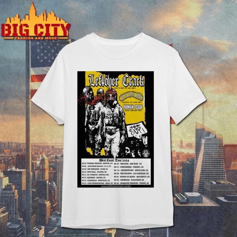 Leftover Crack West Coast Tour 2026 Poster Shirt
