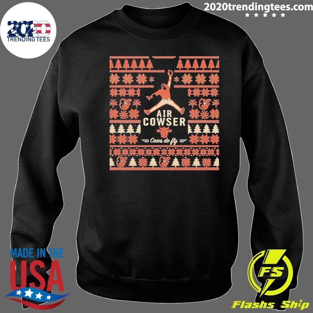 Orioles Air Cowser Cows Do Fly Ugly Christmas Shirt