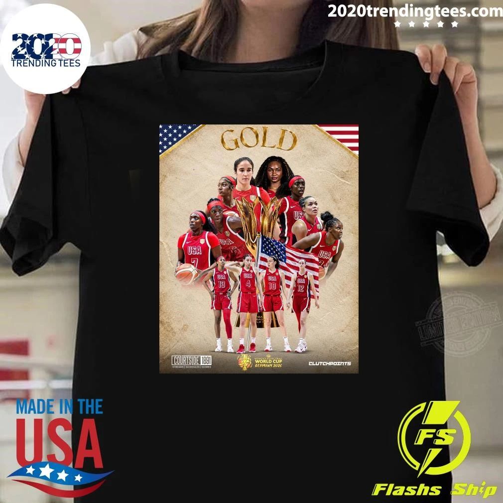 Team USA Wins The Gold Medal At The 2026 FIBA Women’s World Cup Shirt