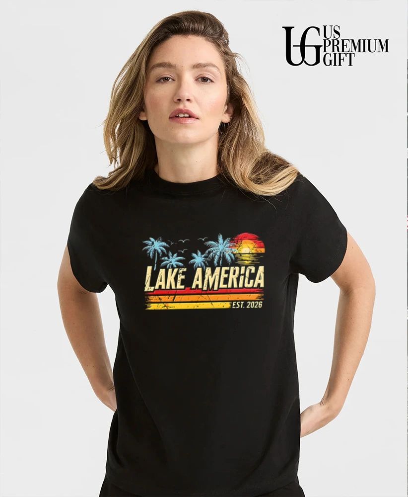 Lake America Est 2026 Tropical Vacation shirt