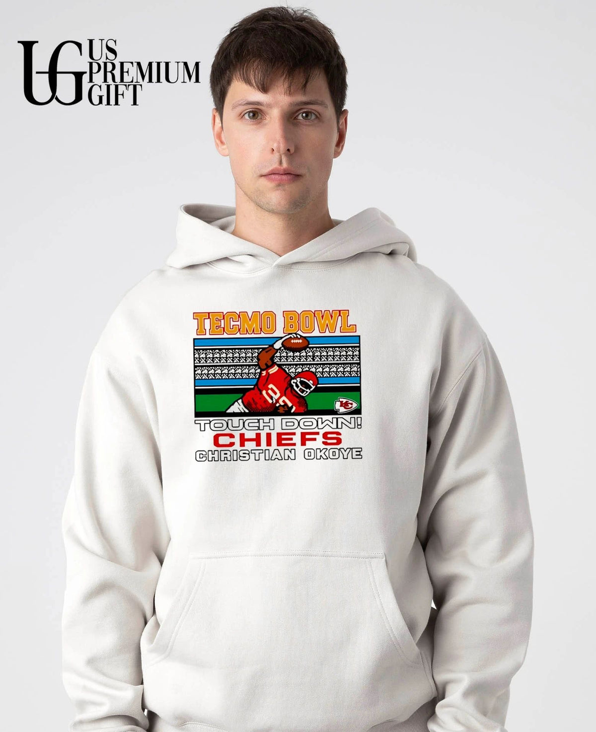 Christian Okoye Kansas City Chiefs Tecmo Bowl Touchdown shirt