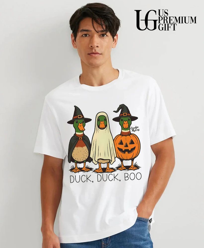 Duck Duck Boo pumpkin Halloween 2026 shirt