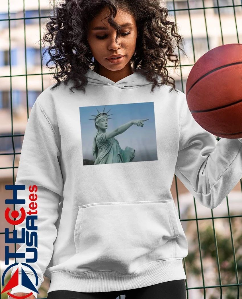 Statue of Liberty don’t you point at me Sophie Cunningham pointing shirt