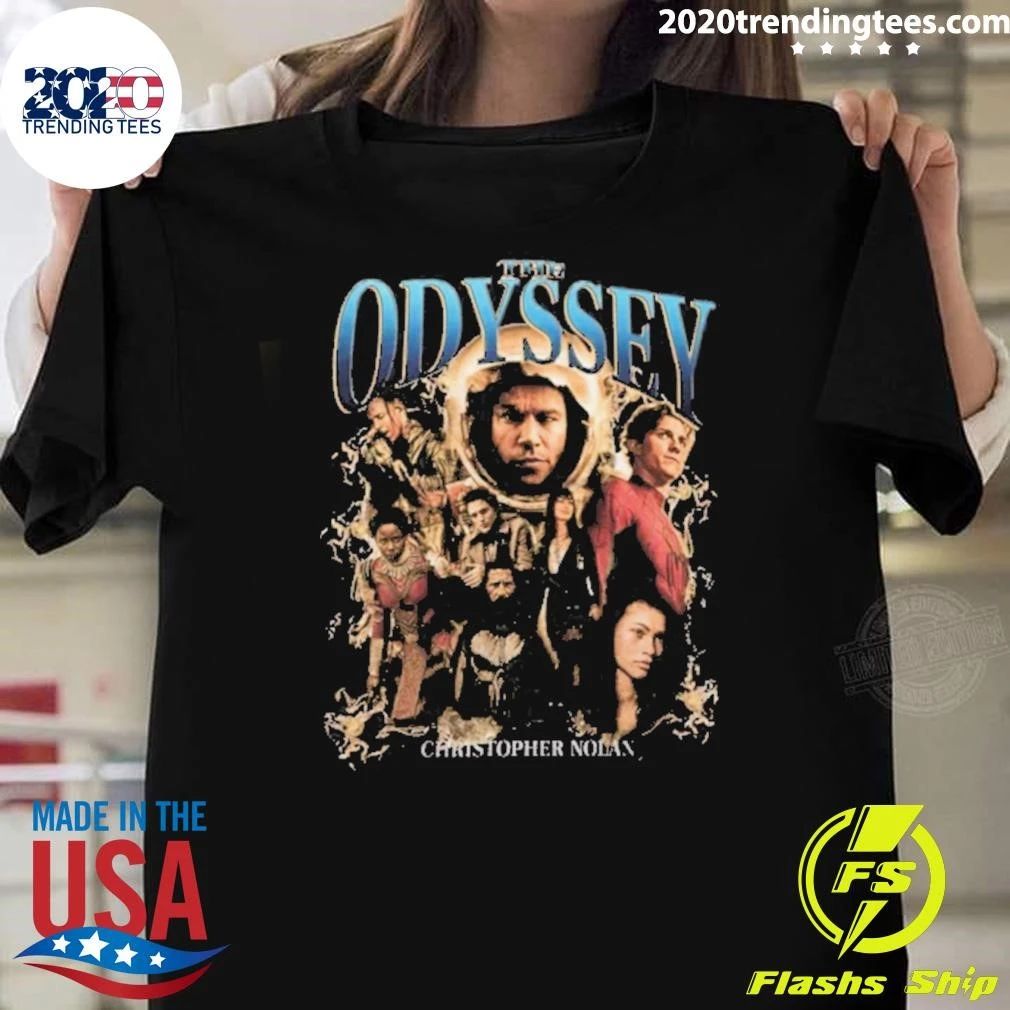 The Odyssey Christopher Nolan Vintage Bootleg Shirt