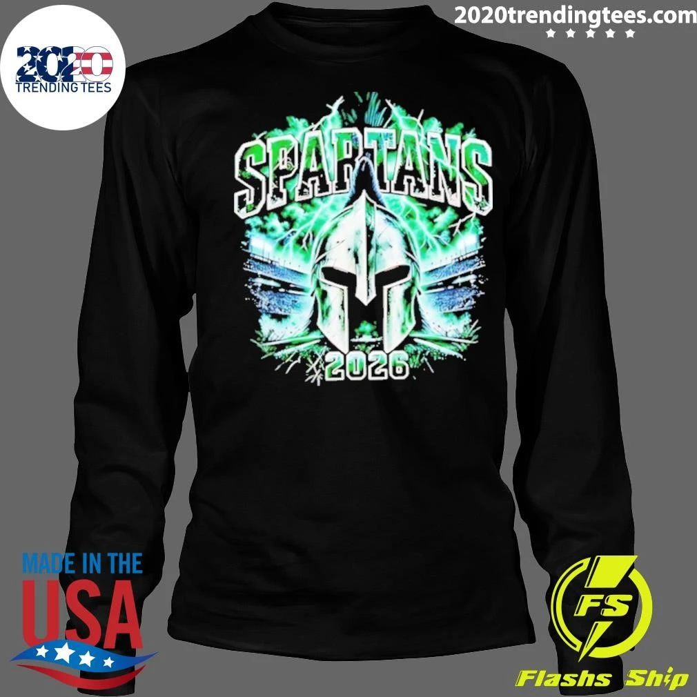 Spartans 2026 Football Helmet Shirt