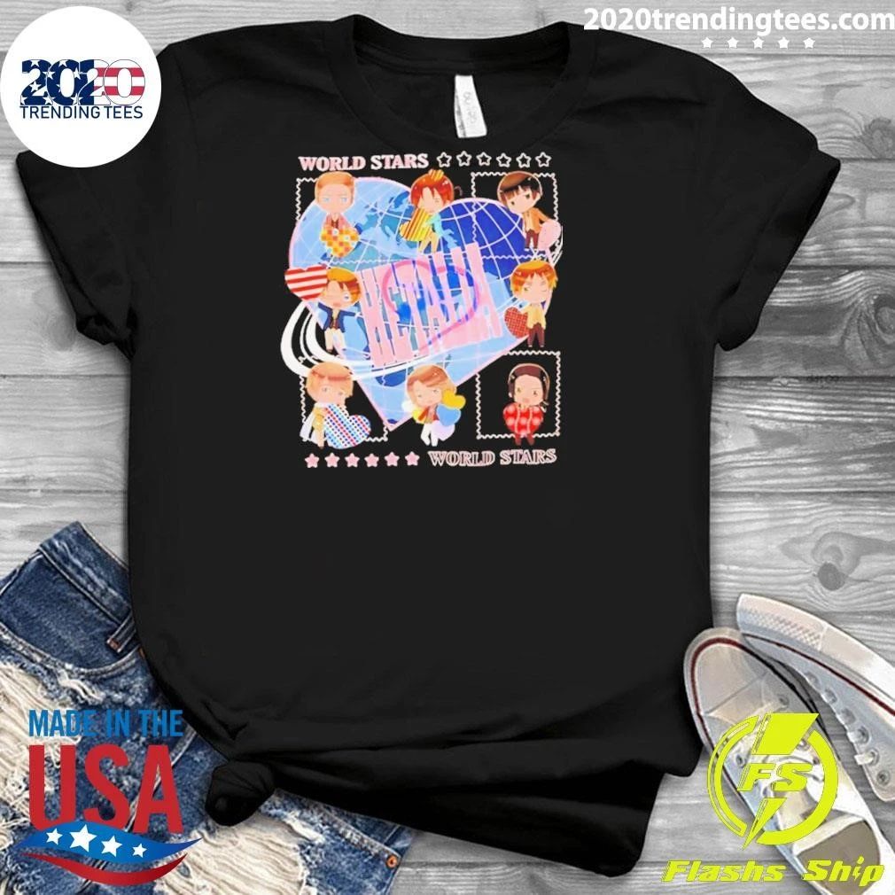 Hetalia World Stars Anime Chibi Shirt