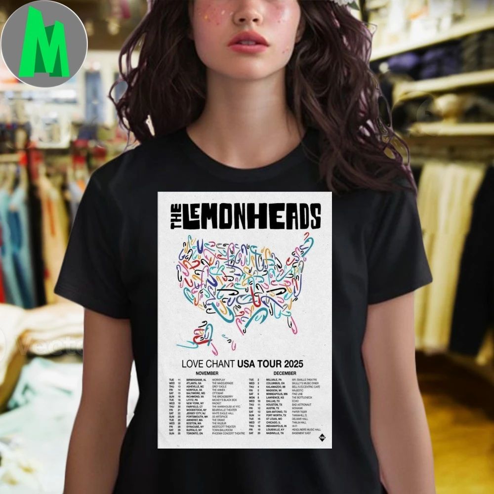 The Lemonheads Love Chant USA Tour 2025 Poster Shirt