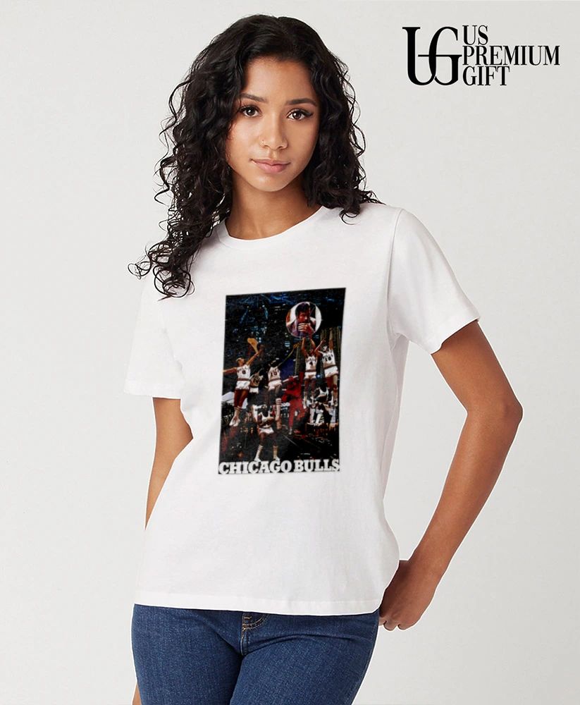 Chicago Bulls Downtown 1972 Team Collage shirt