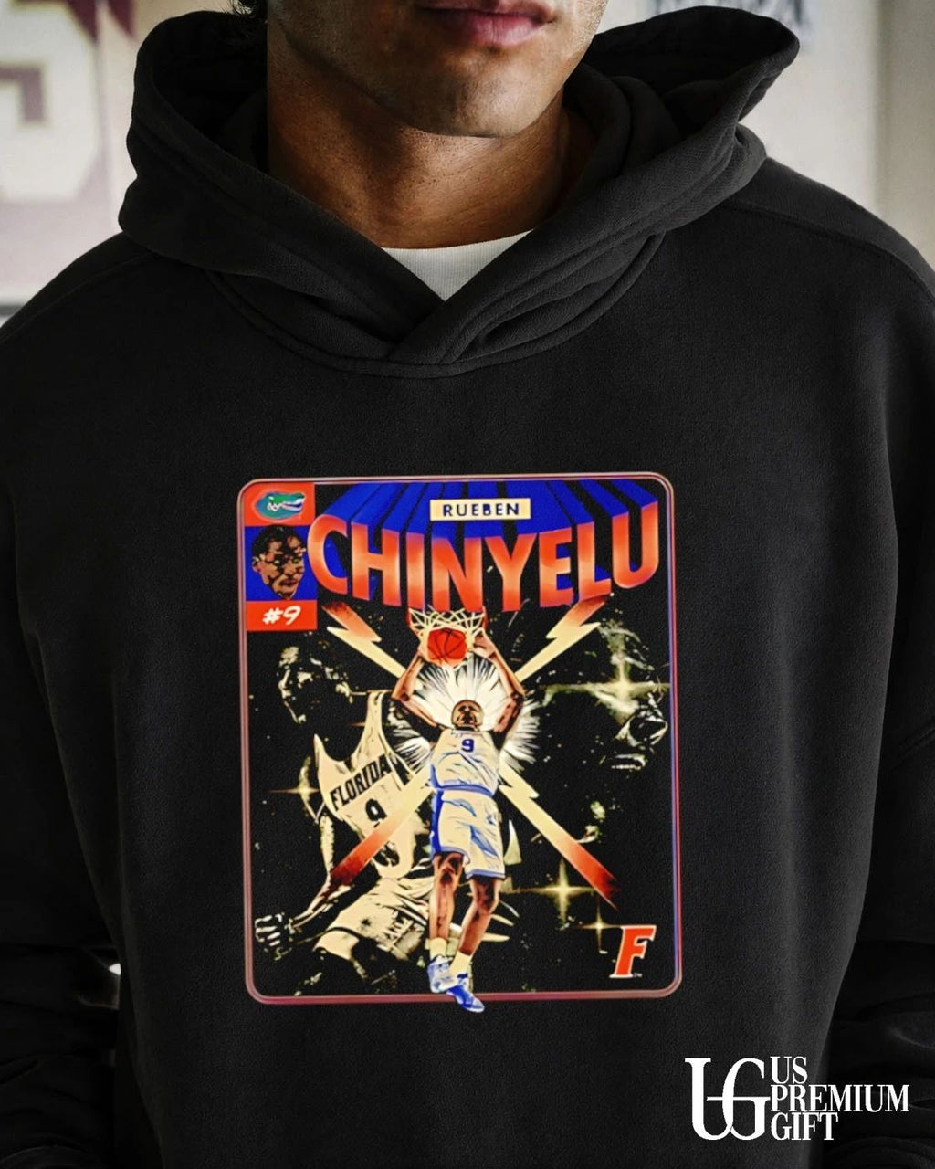 Rueben Chinyelu Florida Gators NCAA Basketball graphic shirt