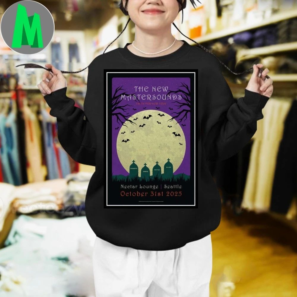 The New Mastersounds October 31 2025 Seattle, Washington Poster Shirt