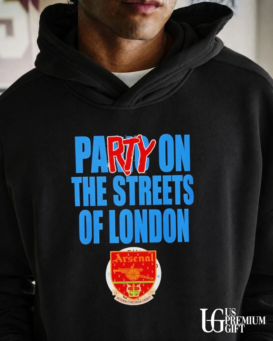 Party On The Streets Of London Arsenal shirt