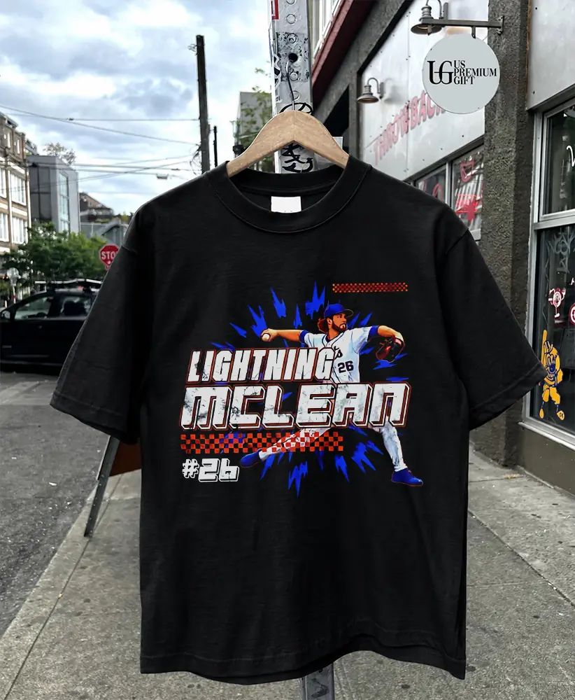 Lightning McLean Nolan McLean New York Mets baseball shirt