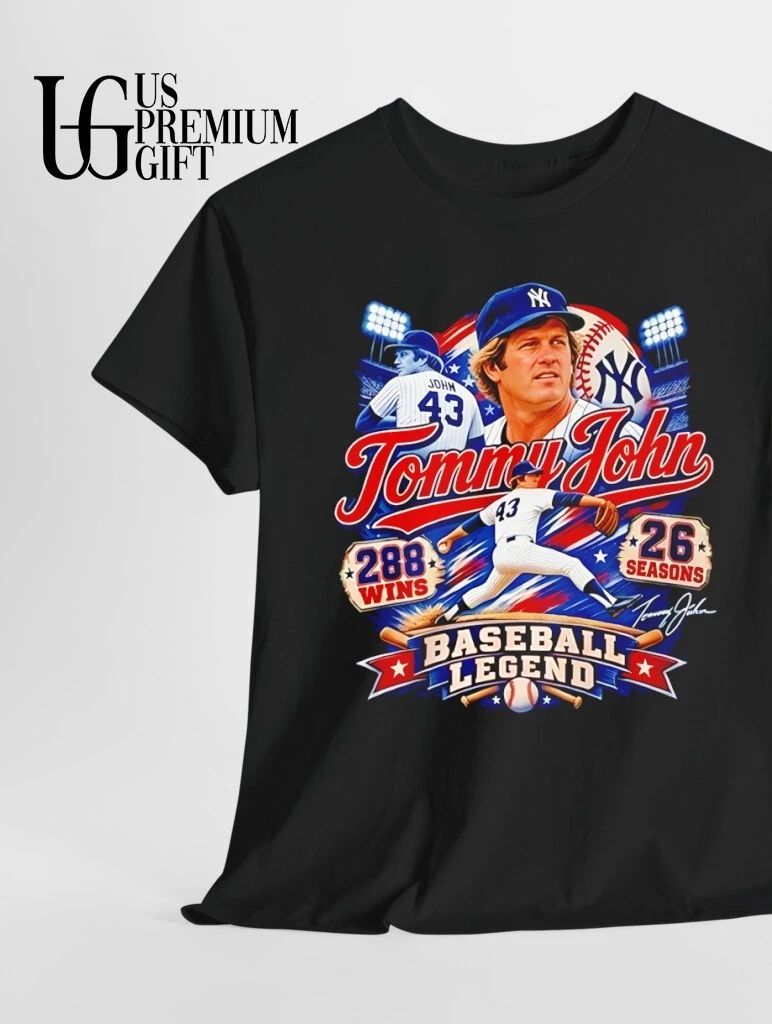 Tommy John 288 Wins 26 Seasons Baseball Legend shirt