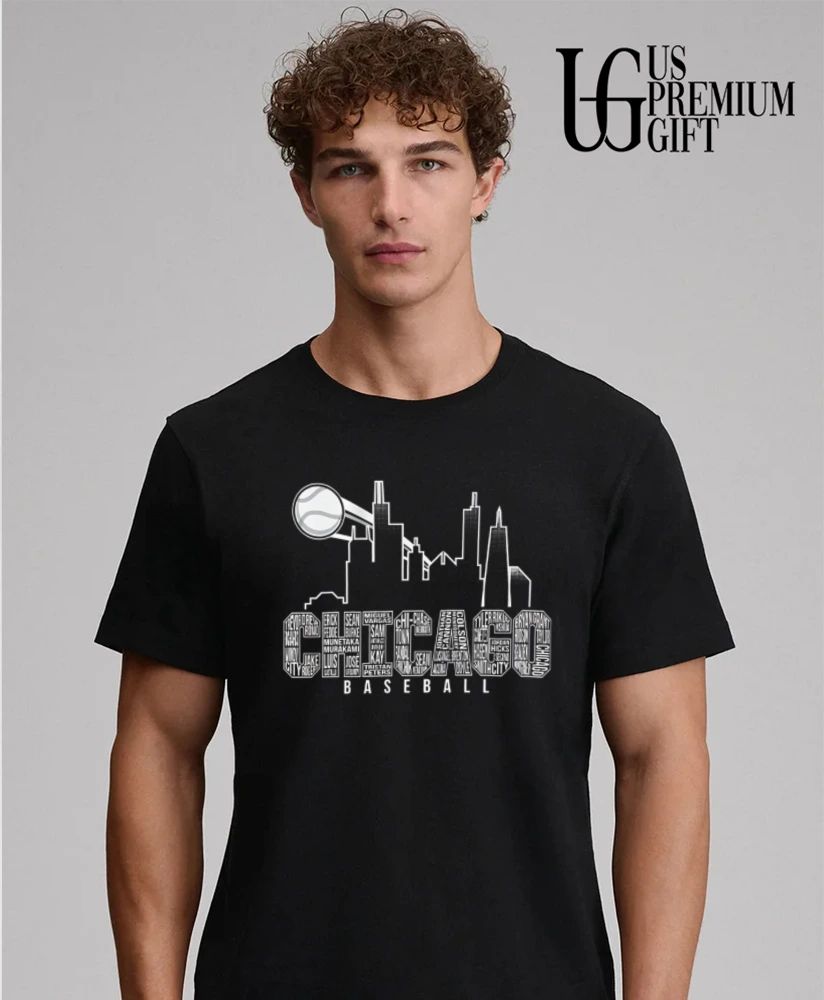 Chicago baseball Skyscraper Sluggers Skyline City shirt