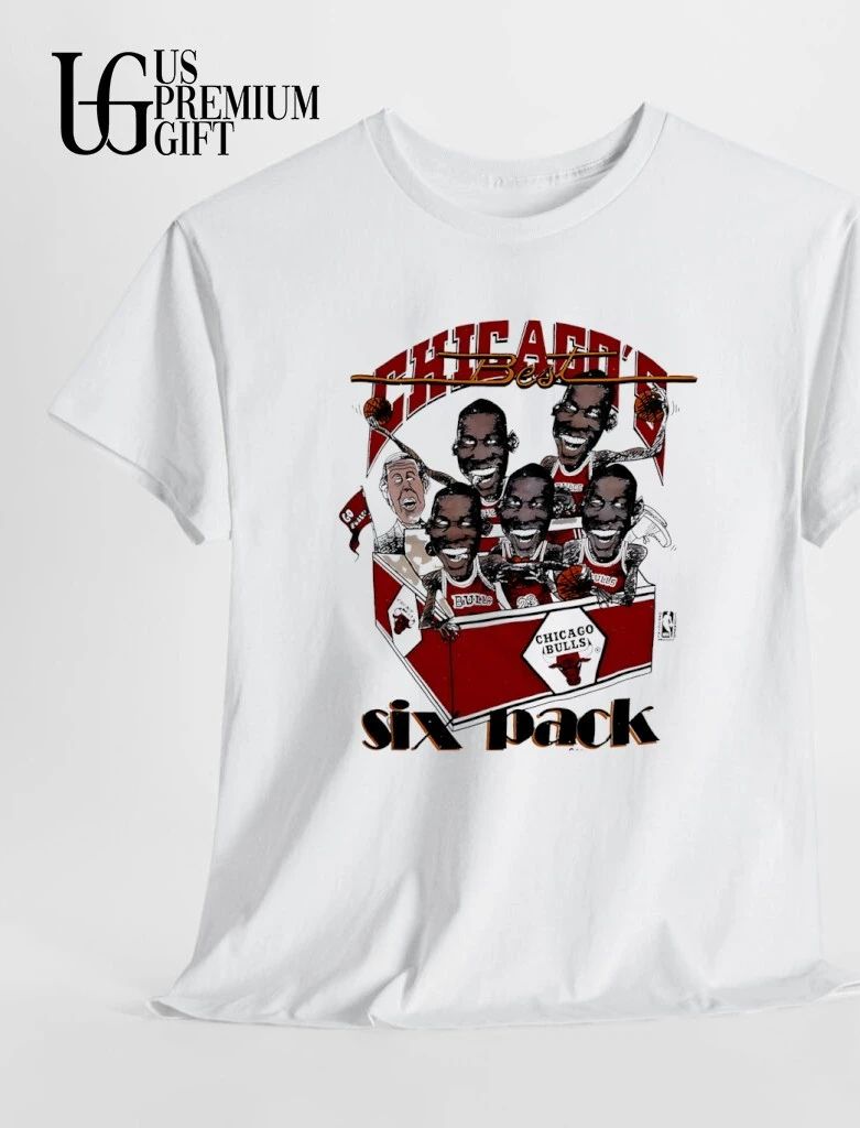 Chicago Bulls best six pack caricature shirt
