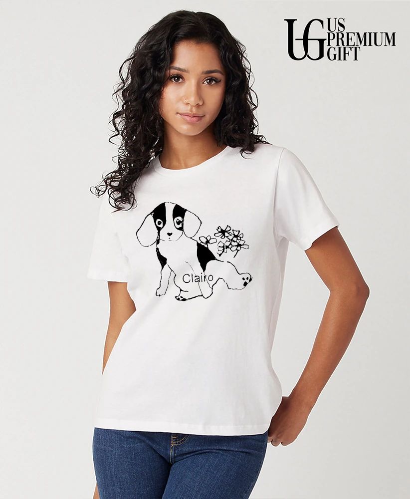 Clairo flower puppy inspired shirt